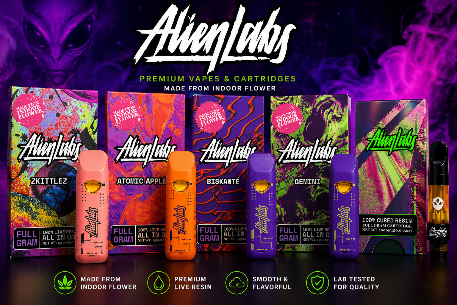 Alien Labs Carts & Vape UK
