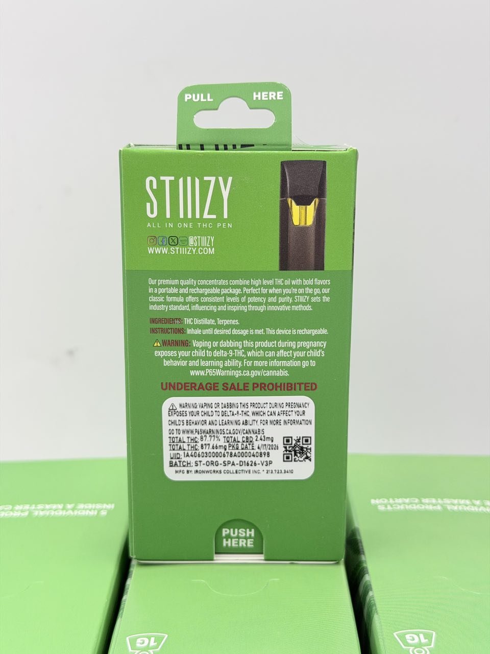 Stiiizy All-In-One 1G Thc Pen